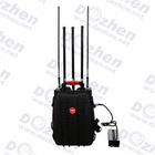 UAV 102W Drones Signal Jammer VSWR 1-2 Hours Battery signal jamming device